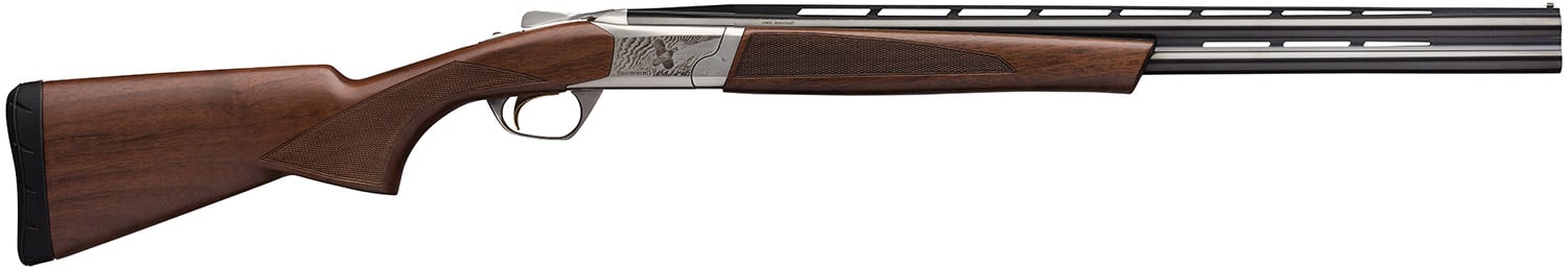 Browning 018701606 Cynergy Micro Midas 12 Gauge 3" 2rd 24" Satin Blued Barrel, Game Scene Engraved Silver Nitride Rec, Grade I/II Satin Walnut Stock