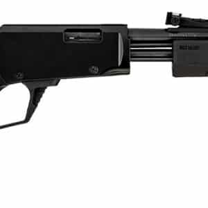 Rossi Gallery Pump 22 WMR 12+1 20", Black, Polished Steel Barrel/Rec, Synthetic Stock, Fiber Optic Sights