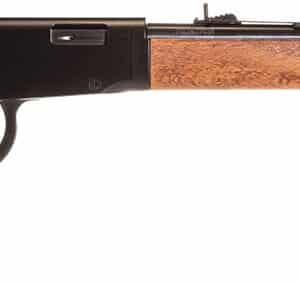 Rossi RL22W201WD Rio Bravo Lever Action 22 WMR 12+1 20" Round Barrel, Polished Black Metal Finish, German Beechwood Stock