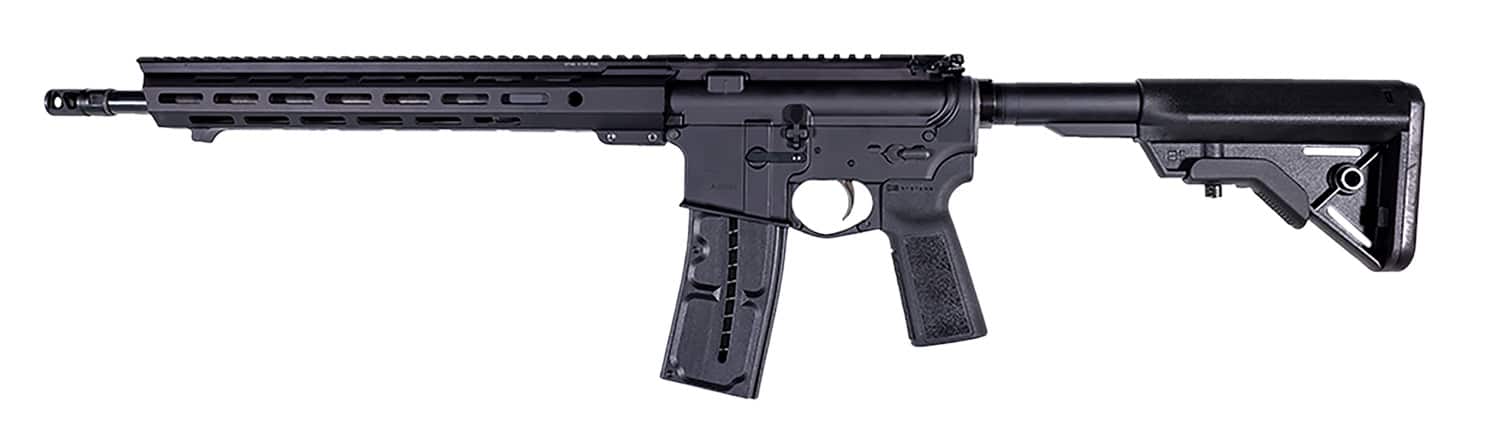 Franklin Armory 0010062BLK F17 L 17 WSM 10+1 16" Black Precision Barrel, Black Aluminum w/M-LOK & Picatinny Rail Receiver, Black Adjustable B5 Bravo Stock