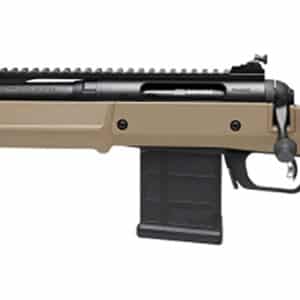 Savage Arms 58202 110 Scout Full Size 450 Bushmaster 5+1 16.50" Matte Black Threaded Barrel, Picatinny Rail Carbon Steel Receiver, Flat Dark Earth Magpul Hunter Synthetic Stock, Left Hand