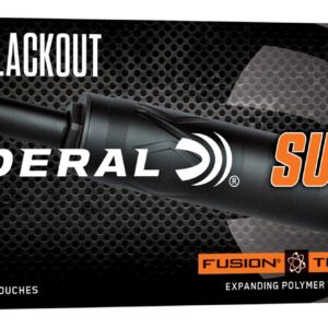 Federal F300BMSR3 Fusion 300Blackout 190gr Bonded Soft Point 20 Per Box/10 Case