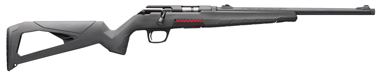 Winchester Repeating Arms 525201186 Xpert Full Size 17 WSM 8+1 16.50" Matte Black Threaded Sporter Barrel, Matte Black Drilled & Tapped Steel Receiver, Picatinny Rail Forend, Gray Thumbhole Polymer S