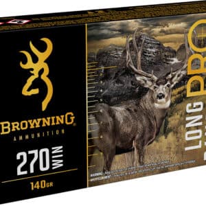 Browning Ammo B192502702 Long Range Pro 270Win 140gr 20 Per Box/10 Case