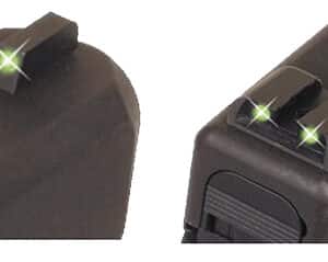 TruGlo TG231S1 Tritium Black | Green Tritium Front Sight Green Tritium Rear Sight