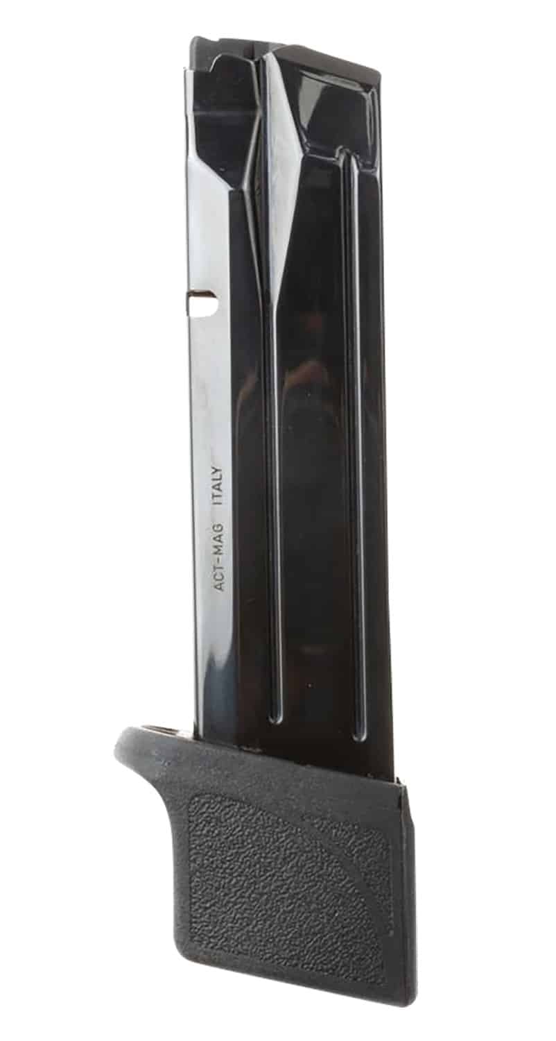 Xtech Tacitcal XTT140M&P9EXTMAG 22rd 9mm Fits M&P9 Compact Black Stainless Steel