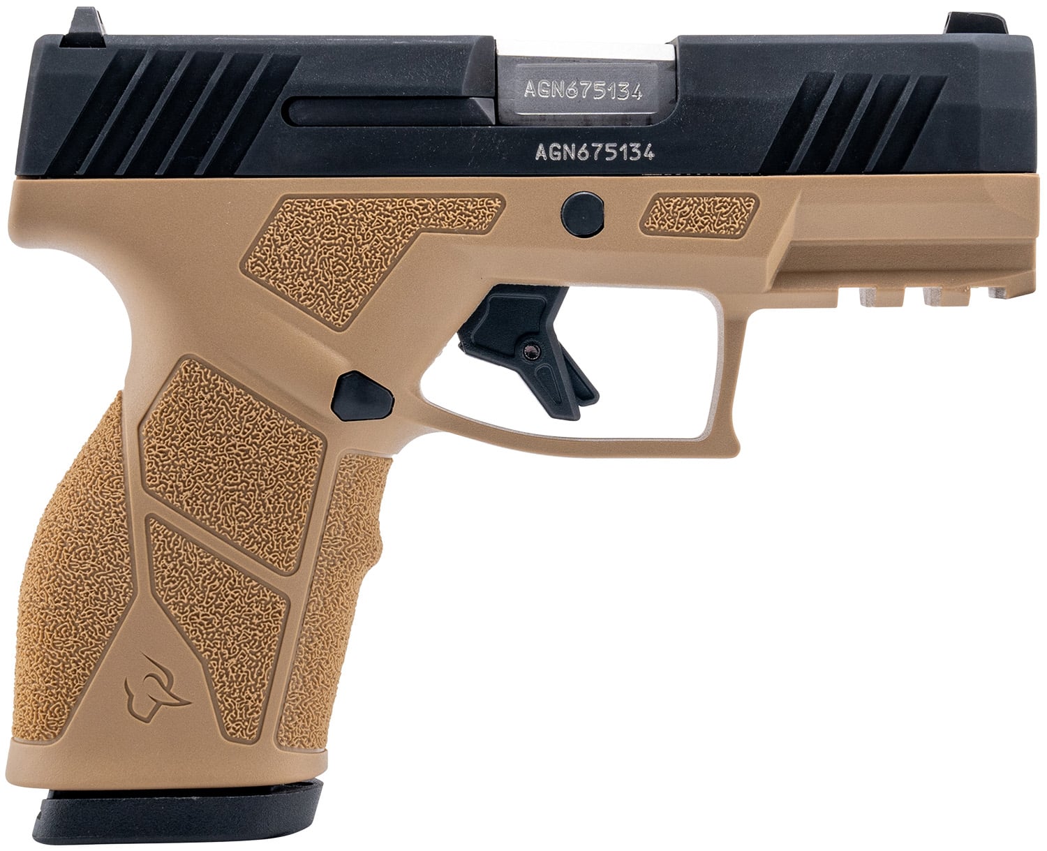 Taurus 1-GX2931T GX2 9mm Luger 13+1 3.37" Matte Stainless Steel Barrel, Matte Black Serrated Stainless Steel Slide, Tan Polymer Frame w/Picatinny Rail, Polymer Grip