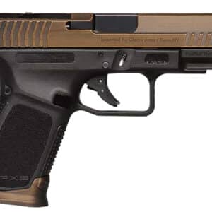 Gforce Arms GFRPX3C9BT Exodus 9mm Luger 15+1 4.02" Black Steel Barrel, Bronze Cerakote Serrated Steel Slide, Black Cerakote Polymer Frame w/Accessory Rail, Black Textured Grip