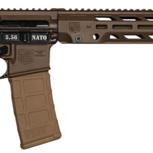 Diamondback DB1784K131 DB15 5.56 NATO 30rd 16" Black Nitride w/ FDE Cerakote Flat Dark Earth Cerakote 7075-T6 Aluminum Receiver Flat Dark Earth Magpul MOE K2 FDE Grip