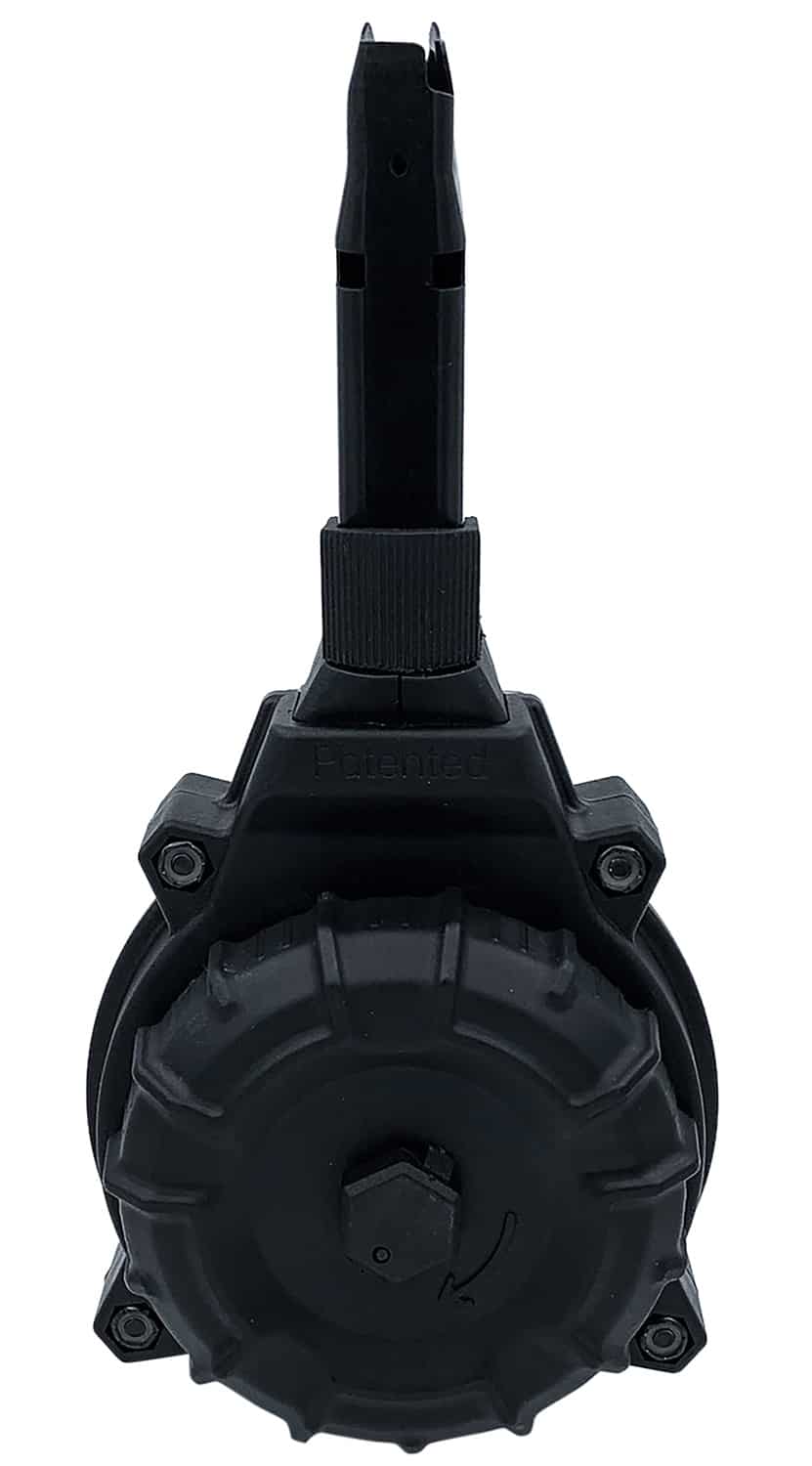 ProMag DRMA110 50rd Drum 9mm Fits Shadow Systems CP920 Black DuPont Zytel Polymer