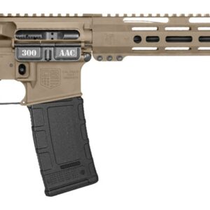 Diamondback DB1718B062 DB15 300 AAC Blackout 30+1 16" Black Nitride Threaded Barrel, Flat Dark Earth Cerakote Aluminum/Carbon Receiver w/Picatinny Rail Receiver, M-LOK Handguard, Magpul MOE Grip
