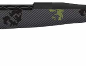 Fierce Firearms TWROG7PRC24BF Twisted Rogue 7mm PRC 24" Black Cerakote Steel Threaded Barrel, Black Cerakote Drilled & Tapped Steel Receiver, LR Negative Comb Forest Camo Carbon Fiber Stock