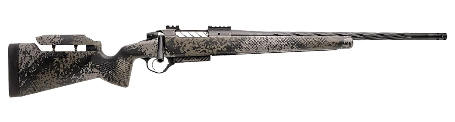 Seekins Precision 0011710293-F Havak PH3 300 PRC 22" Black Fluted Threaded Barrel, Black Picatinny Rail Steel Receiver, Adj Cheek Riser Mountain Shadow Synthetic Stock