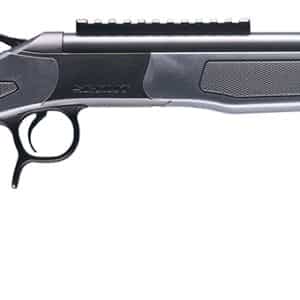 CVA CR4438 Scout 350 Legend 1rd 20" Blued Threaded Barrel, Blued Picatinny Rail Receiver, Stealth Gray Fixed Synthetic Stock