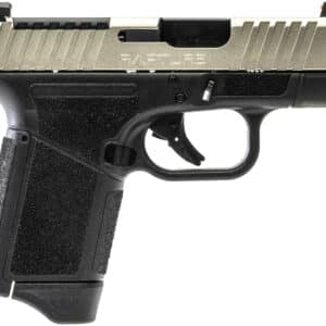 Gforce Arms GF932512GN Rapture Sub-Compact Frame 9mm Luger 12+1 3.25" Black Steel Barrel, Nickel Steel Optic Cut/Serrated Slide, Gray Cerakote Polymer Frame, Shield RMSc/RMR Footprint