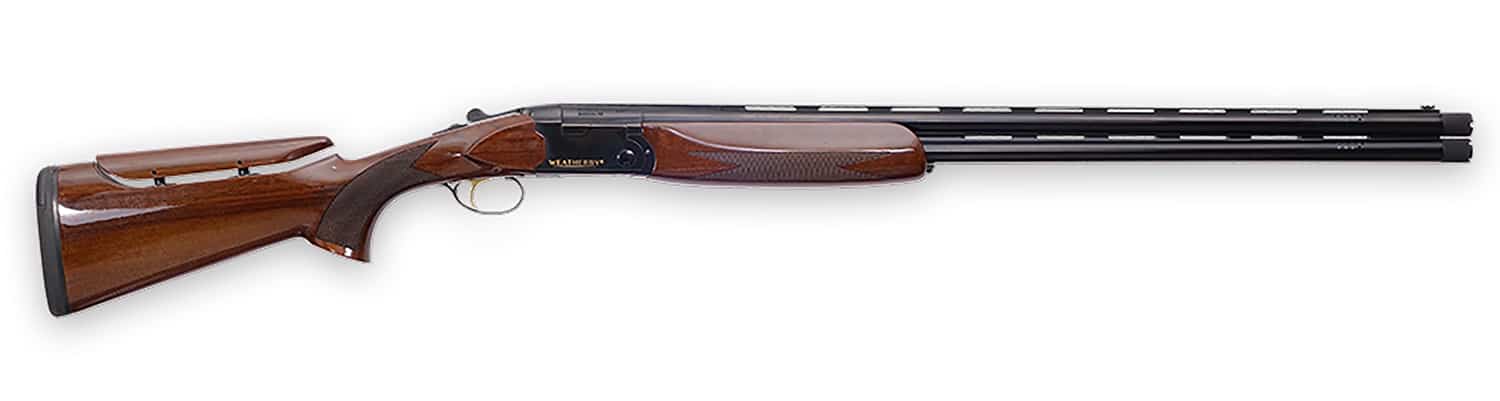 Weatherby OSP1230PGM Orion 12 Gauge 2 Shot 30" Matte Blued Over/Under Vent Rib Barrel, Matte Blued Steel Receiver, Fixed w/Prince of Whales Grip Walnut Stock