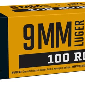 Browning Ammo B9MM124VP9mm Luger 124gr Full Metal Jacket 100 Per Box/10 Case *Value Pack