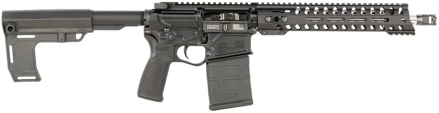 Patriot Ordnance Factory 1665 Rogue 308 Win 20+1 12.50" Black Anodized