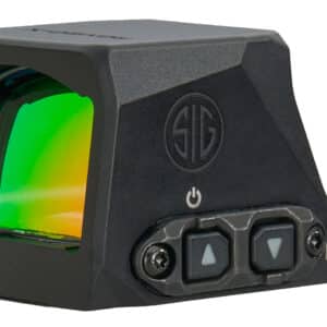 Sig Sauer Electro-Optics SORX1480 Romeo-X Enclosed Compact Black 1x24mm 3MOA Green Dot Reticle RX Footprint Mount
