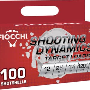 Fiocchi 12SDB188 Shooting Dynamics 12Gauge 2.75" 1 1/8oz 8Shot 100 Per Box/2 Case