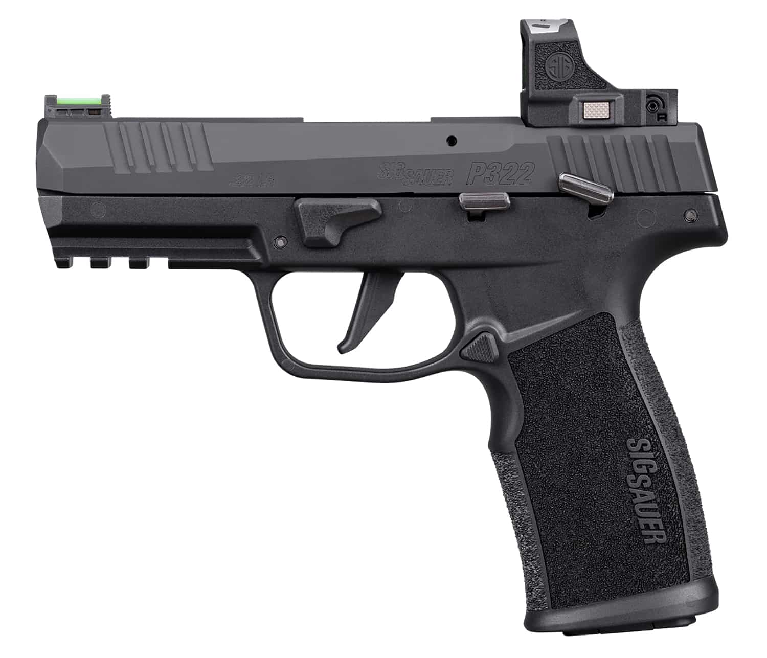 SIG 322CBRS P322 22LR 4 ROMEO RS 20R BLK