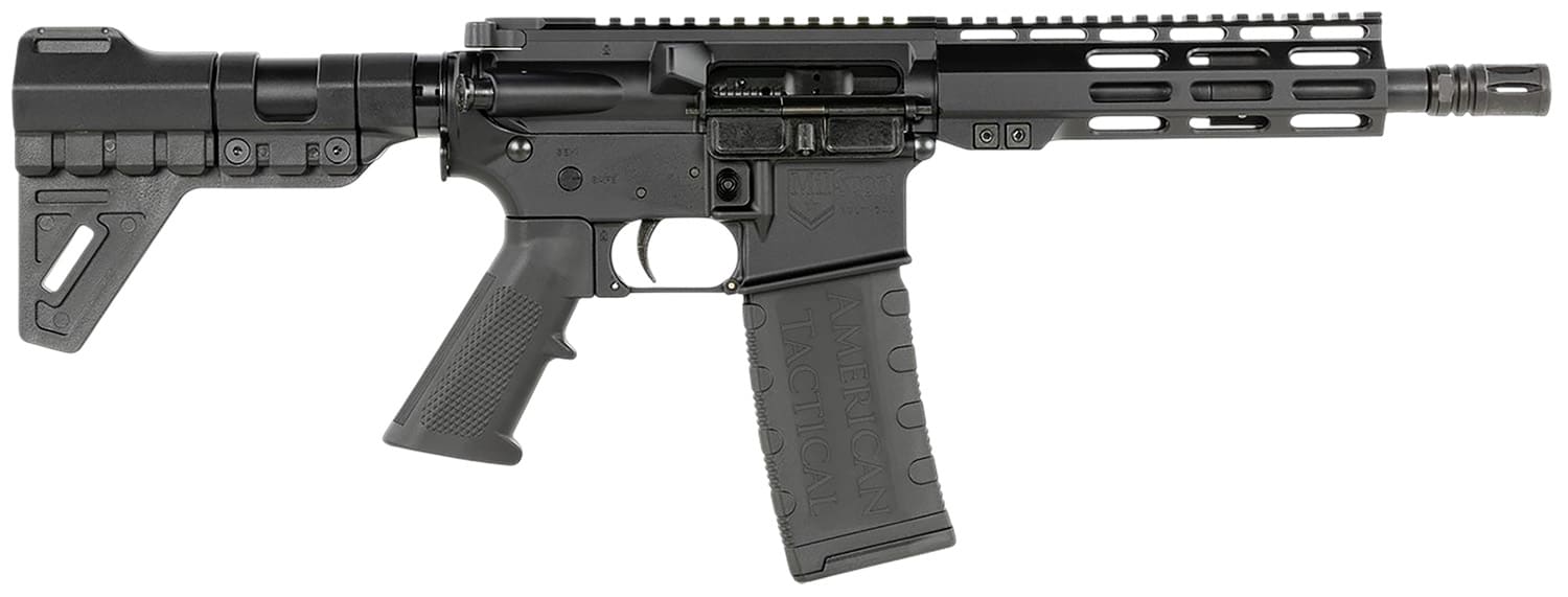 ATI ATIG15MS556ML7BL MilSport 5.56x45mm 30+1 7.50" Threaded Barrel, M-LOK Handguard, Black Aluminum Receiver w/Picatinny Rail, Black Polymer Blade, Black Polymer Grip