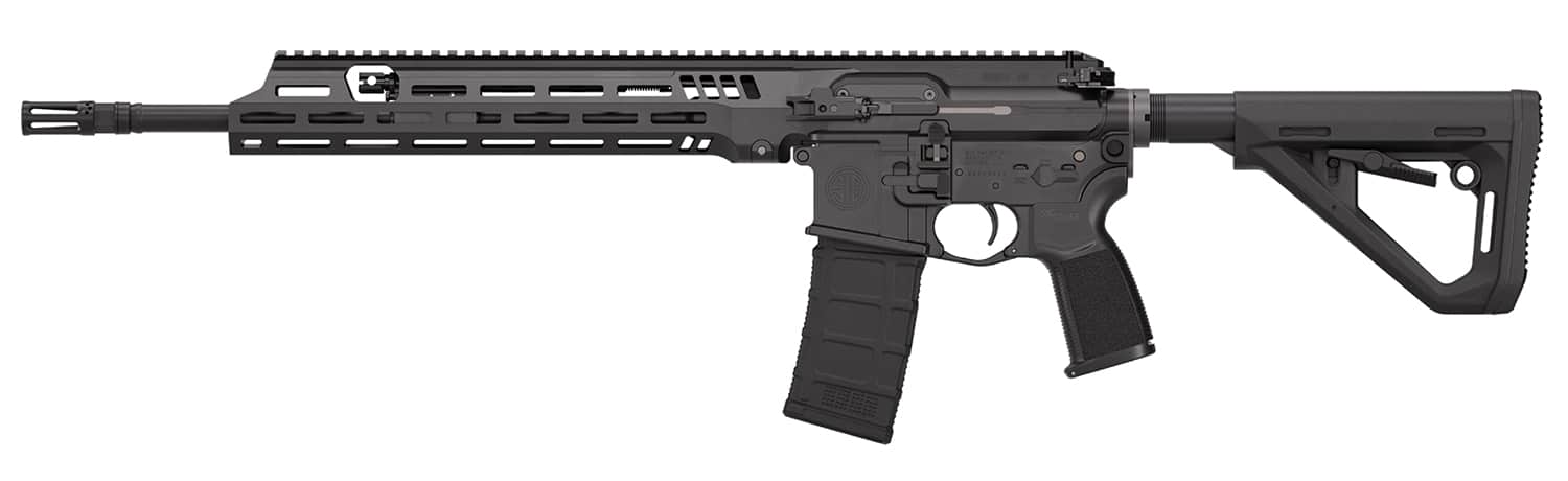 Sig Sauer R516G3556N16B 516 G3 Mohawk 5.56 NATO 30+1 16" Black FNC Barrel, Black Anodized Alloy Receiver w/Picatinny Rail, M-LOK Handguard, Black Polymer Stock, Textured Grip, Ambidextrous
