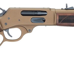 Henry H010XCW4570 Explorer Carbine 45-70 Gov 4+1 16.50" Burnt Bronze Cerakote Threaded Barrel, Burnt Bronze Cerakote Steel Drilled & Tapped Receiver, American Walnut Fixed w/Pistol Grip Stock