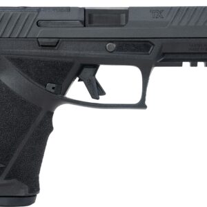 Taurus TX 9 Full Size 9mm Luger 10+1 4.50" Black Barrel, Black Nitride Alloy Steel Optic Ready/Serrated Slide, Black Stainless Steel Frame w/Picatinny Rail, Interchangeable Backstrap Grip