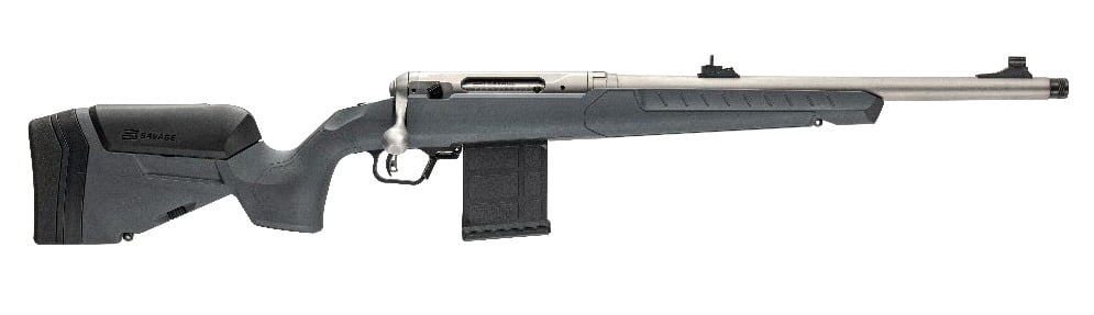 Savage Arms 32499 110 300 Blackout 10+1 16.50" Heavy Barrel, Flat Dark Gray Adj LOP Synthetic Stock, Right Hand