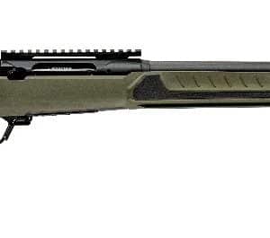 Savage Arms 32632 110 Core Predator Full Size 22 ARC 10+1 22" Medium Heavy Fluted Barrel, Arca Rail Forend, Hunter Green AccuStock w/AccuFit V2 Synthetic Stock, Left Hand