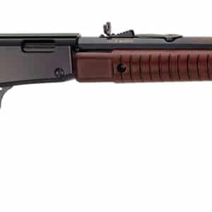 Henry H003TM Pump 22 WMR Caliber with 12+1 Capacity, 20.50" Octagon Barrel, Black Metal Finish & American Walnut Stock Right Hand (Full Size)