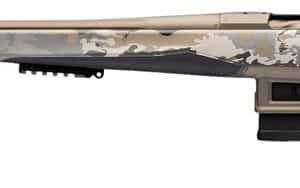 Browning 036127282 X-Bolt 2 Speed LR Full Size 6.5 Creedmoor 6+1 24" Smoked Bronze Cerakote Fluted & Steel Drilled & Tapped Receiver, Picatinny Rail Forend, Ovix Camo w/Black Overmold Adj Comb & LOP S