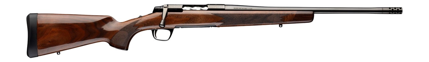 Browning 036145298 X-Bolt 2 Medallion SPR 7 PRC 3+1 20" Gloss Blued Threaded Barrel & Steel Drilled & Tapped Receiver, Black Walnut Fixed Stock, Right Hand