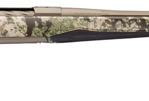 Browning 036138298 X-Bolt 2 Speed 7mm PRC 3+1 24" Smoked Bronze Cerakote Fluted Threaded Barrel & Steel Drilled & Tapped Receiver, Kryptek Obskura Transitional Camo Adj Vari-Tech Synthetic Stock, Righ