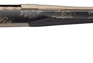 Browning 036142226 X-Bolt 2 Speed HD Full Size 30-06 Springfield 4+1 22" Smoked Bronze Cerakote Fluted Threaded Barrel, Smoked Bronze Cerakote Steel Drilled & Tapped Receiver, Bronze/Gray Camo w/Black