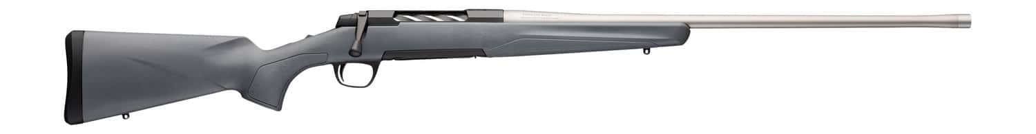 Browning 036114297 X-Bolt 2 Special SPR Full Size 300 PRC 3+1 26" Matte Stainless Threaded Barrel, Matte Stainless Steel Drilled & Tapped Receiver, Gray Adj Comb & LOP Synthetic Stock, Right Hand