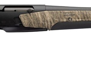 Browning 039029229 BAR MK4 Hunter Full Size 300 Win Mag 3+1 24" Matte Blued Steel Barrel & Aluminum Alloy Drilled & Tapped Receiver, Mossy Oak Bottomland Adj Shim Synthetic Stock