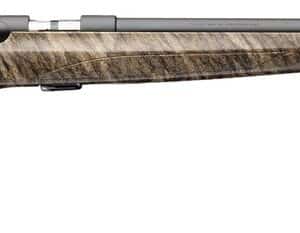 Browning 025259270 T-Bolt Target/Varmint SR 17 HMR 10+1 22" Matte Blued Threaded Barrel, Blue Polished Steel Drilled & Tapped Receiver, Mossy Oak Bottomland Monte Carlo Synthetic Stock, Right Hand