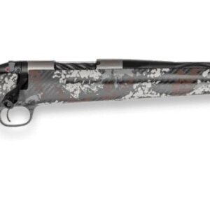 Weatherby MBP01N22CMR19B Mark V Capra 22 Creedmoor 2+1 17" Graphite Black Cerakote Fluted Threaded Barrel Titanium Receiver Drilled & Tapped Receiver Exposed Carbon w/Gray, White & Rust Sponge Accents