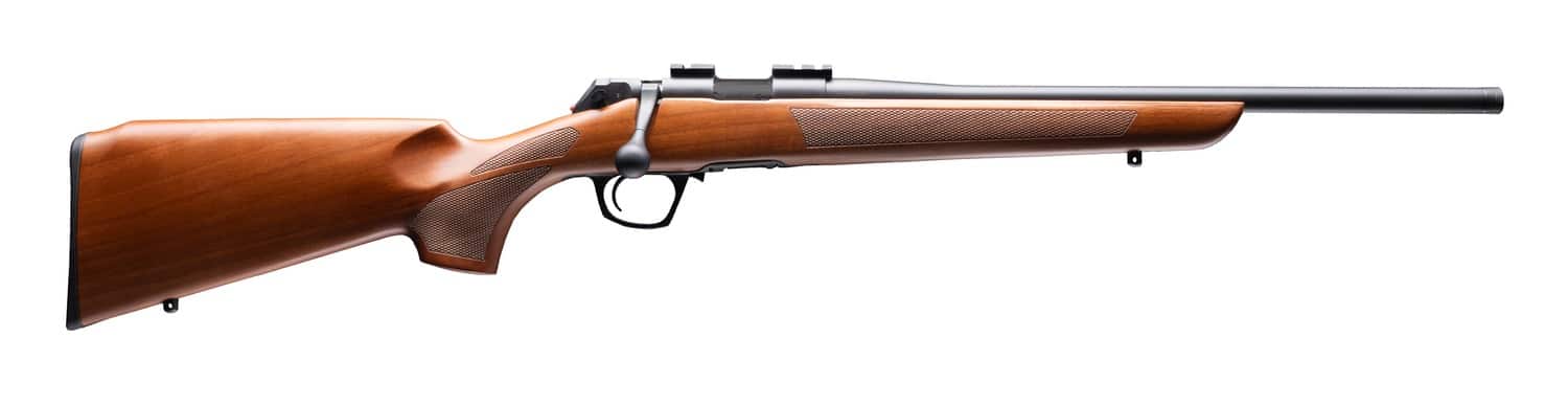CVA CR2202 Cascade 22 LR 10+1 18" Matte Blued Steel Threaded Barrel & Receiver w/Picatinny Rail, Fixed Walnut Stock