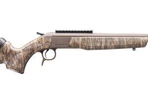 CVA CR4919MOBL Scout Spur 28 Gauge 1rd Patriot Brown Cerakote Steel barrel & Receiver w/Picatinny Rail, Mossy Oak Bottomland Synthetic Stock