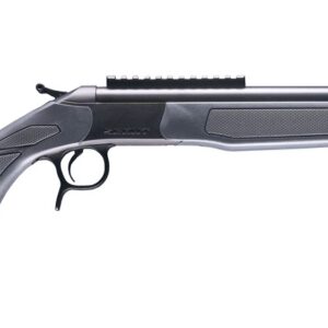 CVA CR4448 Scout 22 Creedmoor 1rd 16.50" Matte Blued Threaded Barrel & Receiver w/DuraSight Rail, Stealth Gray Synthetic Stock