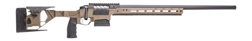 Seekins Precision 11710513F Havak Hit Pro M3 22 Creedmoor 24" Black Heavy Contour Threaded Barrel, Flat Dark Earth Anodized Aluminum Receiver w/Picatinny Rail, Arca Rail Forend, Adjustable Folding Fla