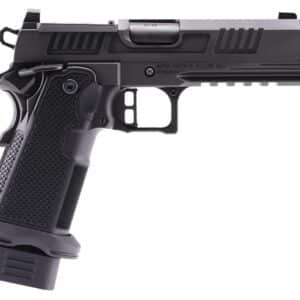 Alpha Foxtrot AA47X1CIG-XDBK19 AF1911 Romulus 9mm Luger 20+1 4.25" Black DLC Stainless Steel Threaded Compensated Barrel, Optic Ready/Serrated Slide & Frame w/Beavertail & Picatinny Rail, Aluminum Gri