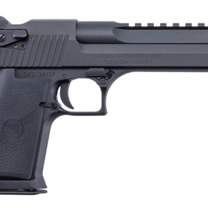 Magnum Research DE50THR Desert Eagle Mark XIX 50 AE 8+1 6" Black Oxide Threaded Barrel, Serrated Slide & Carbon Steel Frame w/Beavertail