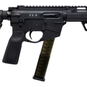 Freedom Ordance FX9P8E-BLK FX9P Elite 9mm Luger 8" Black Nitride Threaded Barrel, Black Anodized Aluminum Receiver w/Picatinny Rail, M-LOK Handguard, Black Polymer SB Tactical SBA5 Brace, Black Polyme