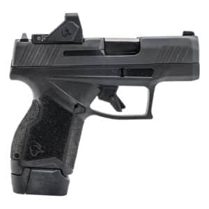 Taurus 1-GX4MP931-RD GX4 w/Optic Micro-Compact Frame 9mm Luger 13+1 3" Satin Black DLC Barrel, Black Gas Nitride Alloy Steel Serrated w/Optic Slide, Black Stainless Steel Frame, Textured Grip, Viridia