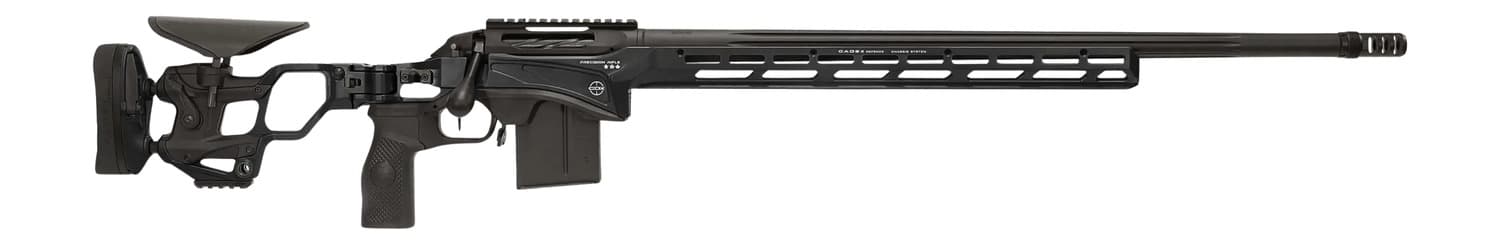 Cadex Inc CDXSSPRO6526CP20I2B1N CDX-SS Seven S.T.A.R.S. Pro 6.5 Creedmoor 10+1 26" Black DLC Fluted Threaded Barrel, Black Cerakote Receiver, ARCA Rail, M-LOK Handguard, Black Adjustable Folding Butt
