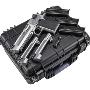 Magnum Research DEXIX6SRMB Desert Eagle Mark XIX Component System Full Size 9+1 357 Mag/8+1 44 Mag/7+1 50 AE 6" Integral Muzzle Brake/Picatinny Rail Stainless Steel Barrel, Serrated Slide, Frame w/Be